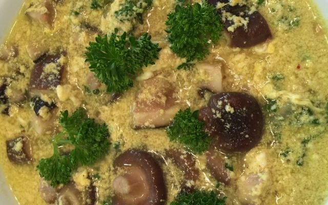 Pilz-Rezept: Vegetarische Shiitake-Suppe